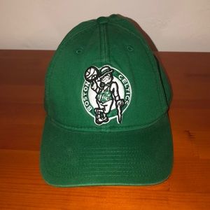Mitchell & Ness Boston Celtics NBA Adjustable Strapback Hat Cap Green Logo